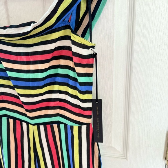 NWT House of Harlow 1960 x REVOLVE striped jumpsuit/romper MEDIUM - Picture 5 of 6